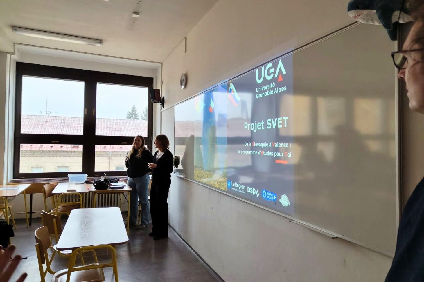 Présentation en classe du projet SVET